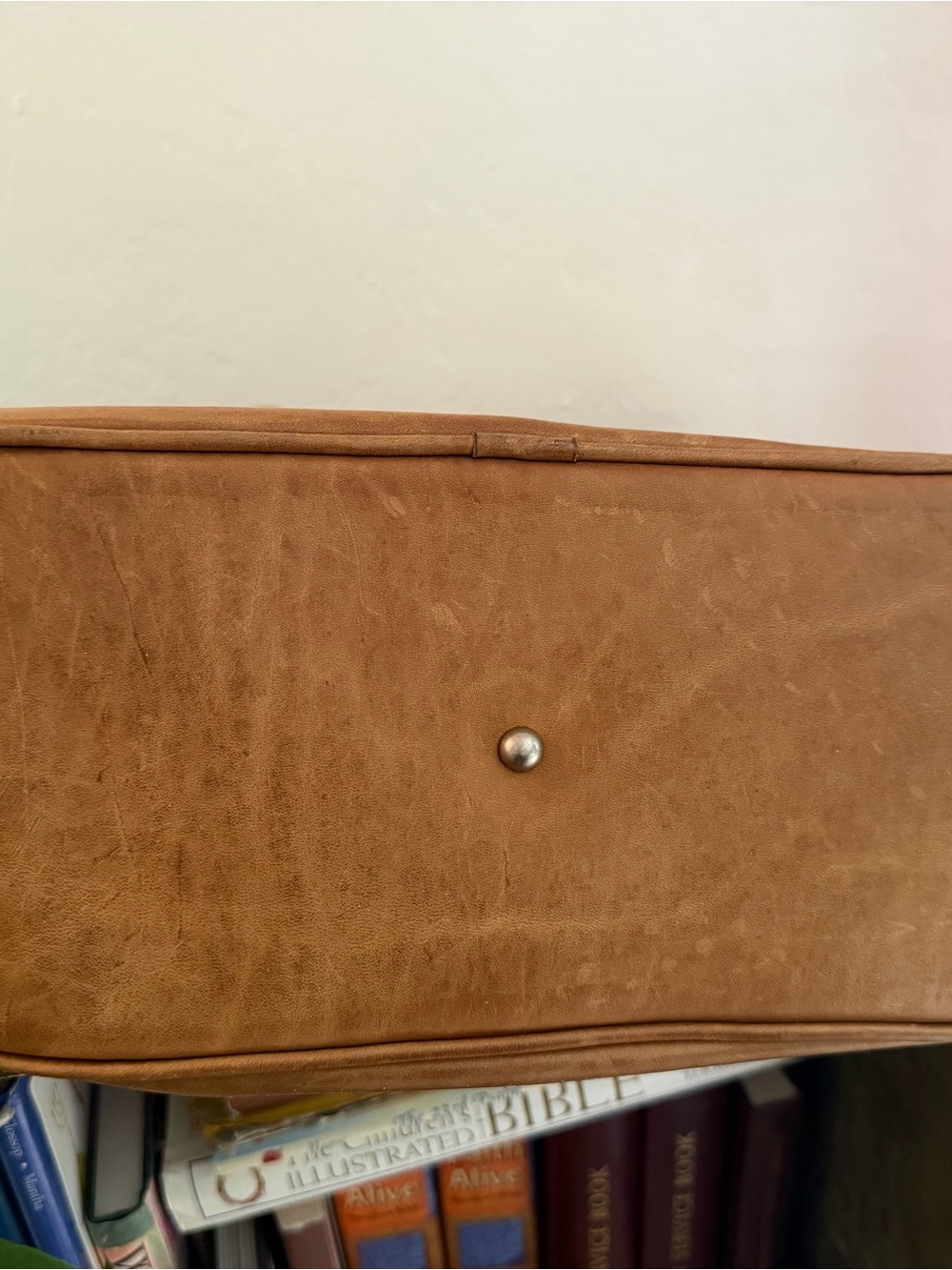 Frye Cara Hobo Cognac Brown Leather Hobo Bag - Picture 5 of 6